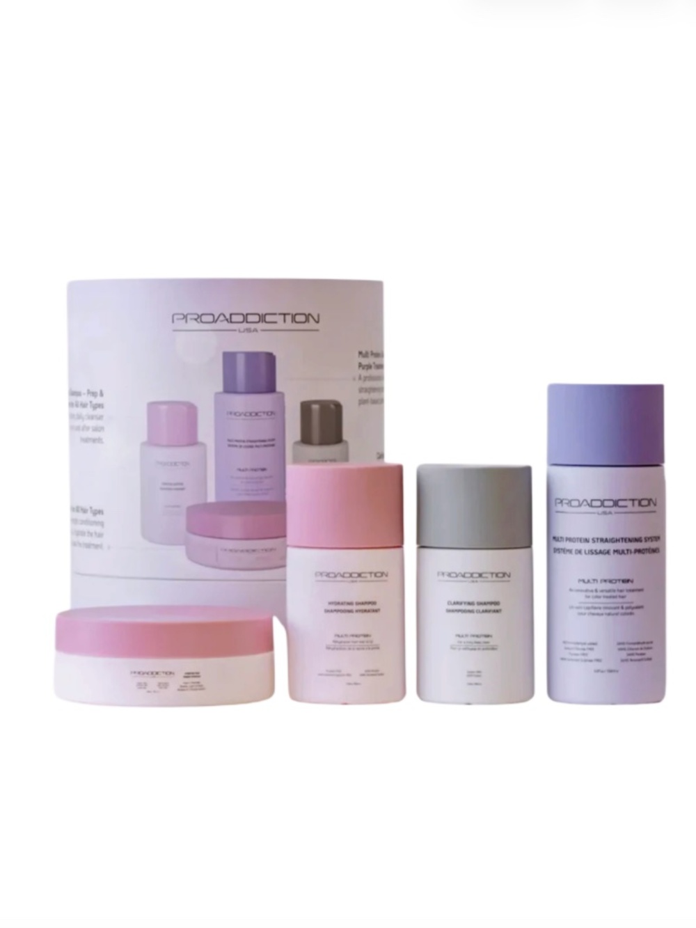 Pro Addiction Intro Kit Straightening System for Color Treated Hair NEW STYLE
